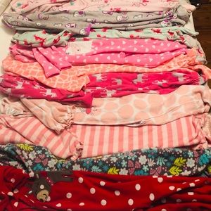 Bundle of Toddler footie pajamas